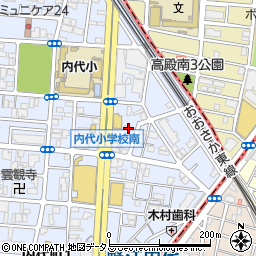 大阪府大阪市都島区内代町2丁目12周辺の地図