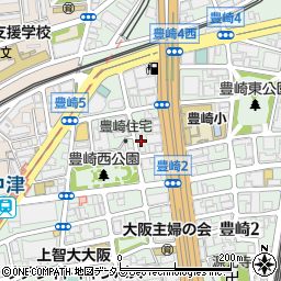 大阪府大阪市北区豊崎5丁目2-7周辺の地図