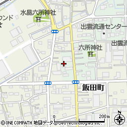 静岡県浜松市中央区長鶴町6周辺の地図