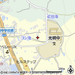 奈良県生駒市小明町25周辺の地図