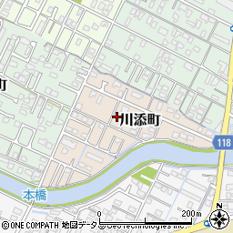 三重県津市川添町周辺の地図