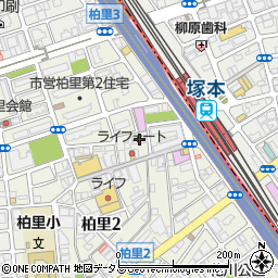 塚本駅前レジデンス周辺の地図