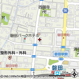 静岡県磐田市中泉363周辺の地図