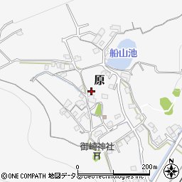 岡山県岡山市北区原687周辺の地図