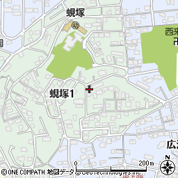 パセオ蜆塚２番館周辺の地図