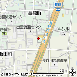 静岡県浜松市中央区長鶴町227周辺の地図