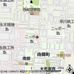 大阪府大東市南郷町10-5周辺の地図