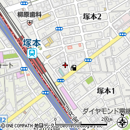 塚本パールビル周辺の地図