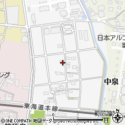 静岡県磐田市海老塚80周辺の地図