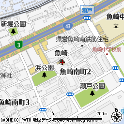 神戸市立　魚崎保育所周辺の地図
