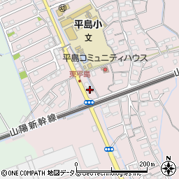 岡山東平島郵便局 ＡＴＭ周辺の地図
