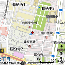セブンイレブン大阪長柄中店周辺の地図