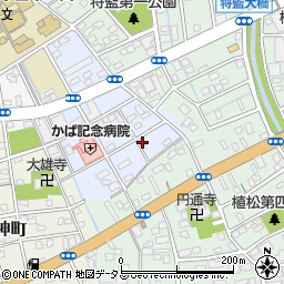 静岡県浜松市中央区神立町584周辺の地図