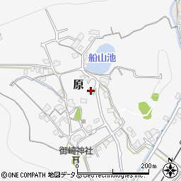 岡山県岡山市北区原702周辺の地図
