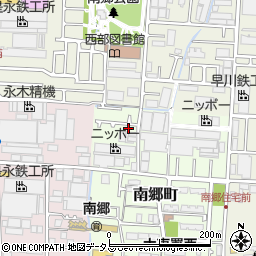 大阪府大東市南郷町10-69周辺の地図