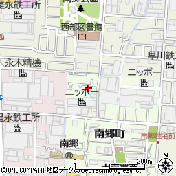 大阪府大東市南郷町10-68周辺の地図
