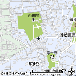 広沢マンション周辺の地図