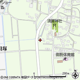 静岡県磐田市鎌田550周辺の地図