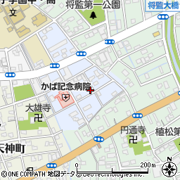 静岡県浜松市中央区神立町554周辺の地図