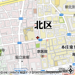 セブンイレブン大阪本庄西２丁目店周辺の地図