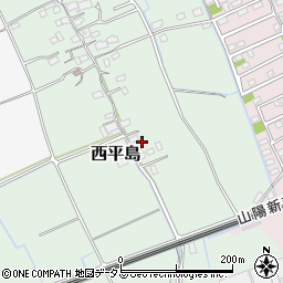 岡山県岡山市東区西平島225周辺の地図
