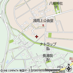 静岡県袋井市浅岡1143-8周辺の地図