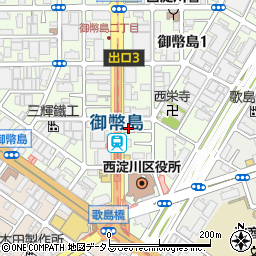 鳥久 御幣島店周辺の地図