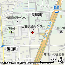 静岡県浜松市中央区飯田町262周辺の地図