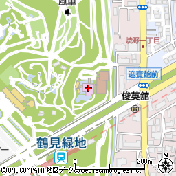 鶴見ノ森迎賓館周辺の地図