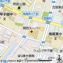パンスタジオ鳴尾店周辺の地図
