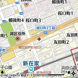 関西メルテック株式会社　神戸支店周辺の地図