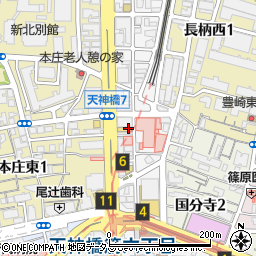 餃子食堂マルケン 天七店周辺の地図