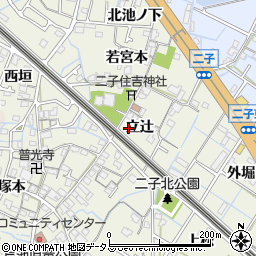 兵庫県加古郡播磨町二子立辻周辺の地図