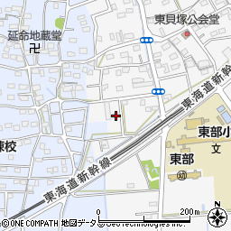 静岡県磐田市東貝塚1170周辺の地図