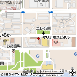 三井住友銀行西宮マリナパークシティ ＡＴＭ周辺の地図