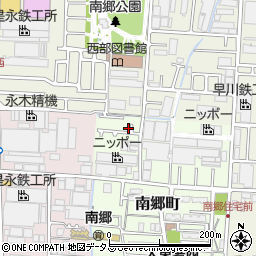 大阪府大東市南郷町10-52周辺の地図