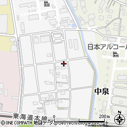 静岡県磐田市海老塚89周辺の地図