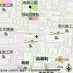 大阪府大東市南郷町10-46周辺の地図
