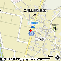 愛知県豊橋市三弥町新大口26周辺の地図