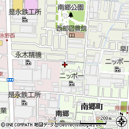 大阪府大東市南郷町10-36周辺の地図