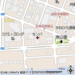 株式会社宮田運輸　西宮事業所周辺の地図