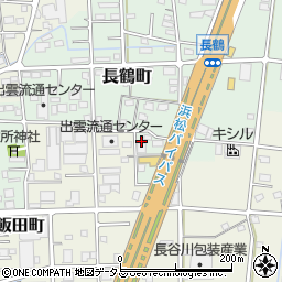 静岡県浜松市中央区長鶴町224周辺の地図