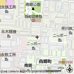 大阪府大東市南郷町10-50周辺の地図