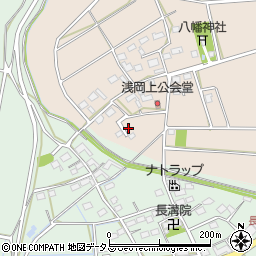 静岡県袋井市浅岡1143周辺の地図