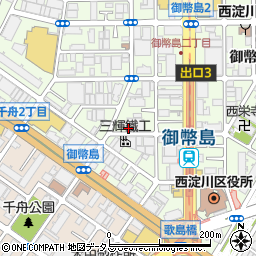 阪神梱包工業株式会社周辺の地図