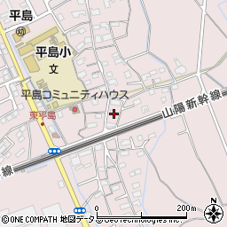 岡山県岡山市東区東平島445周辺の地図