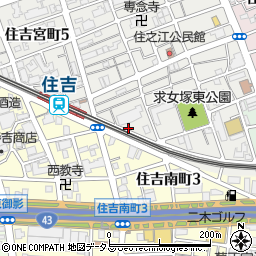 リパーク神戸住吉宮町１丁目駐車場周辺の地図