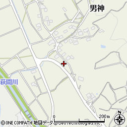 静岡県牧之原市男神126周辺の地図