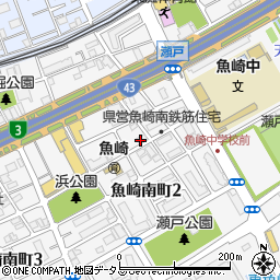 株式会社二つ茶屋　魚崎店周辺の地図