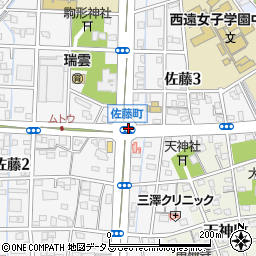 佐藤町周辺の地図